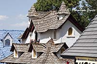 Crooked rooftops, Colorado Renaissance Festival, Larkspur, CO