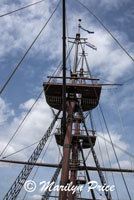 Replica trading vessel, Maritime Museum, Amsterdam, Netherlands