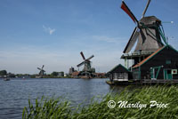 Windmills, Zaanse Schaans, Netherlands