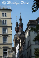 Church towers, Koblenz, Germany