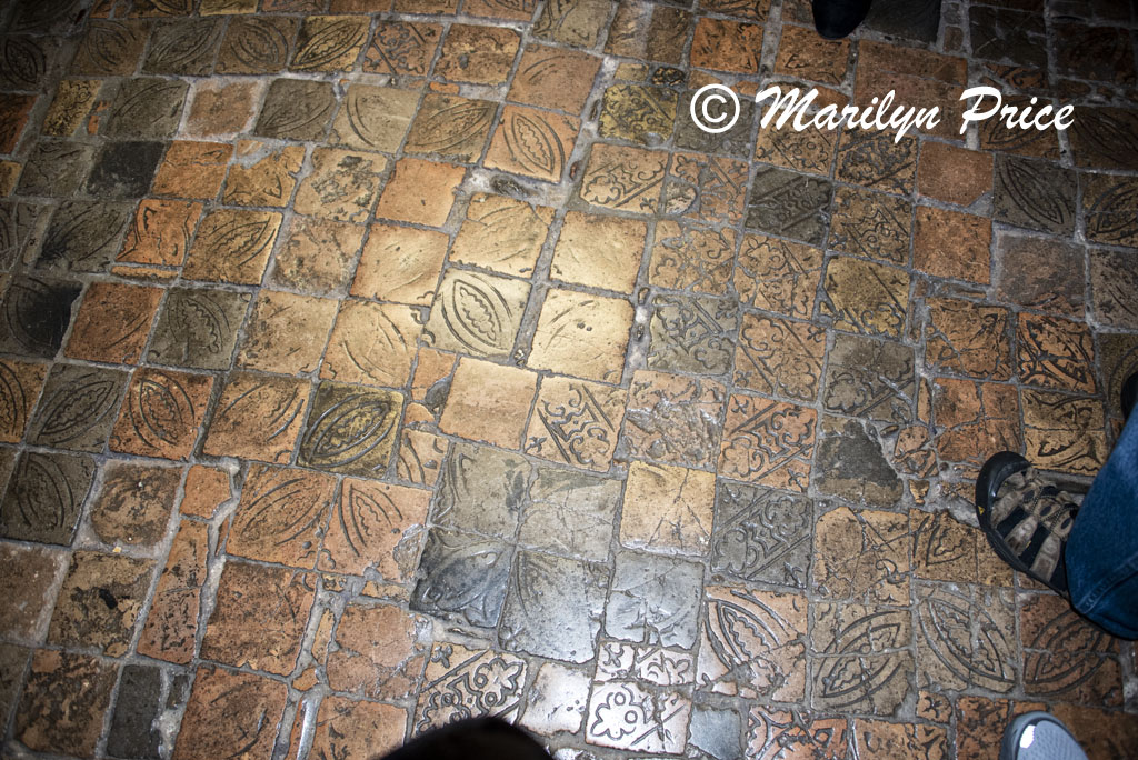 Floor tiles, Siegfried's Mechanical Instrument Cabinet, Rudesheim, Germany