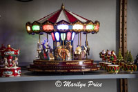 Carousel in shop, Siegfried's Mechanical Instrument Cabinet, Rudesheim, Germany