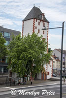 Tower was part of original town wall, Mainz, Germany