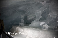 Ice statues of eagles, Ice Castle, Jungfraujoch, Switzerland