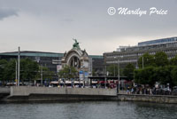 Former train station entrance from Chapel Bridge, Lucerne, Switzerland