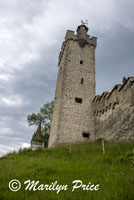 One of the towers, Musegg Wall, town wall of the city, Lucerne, Switzerland