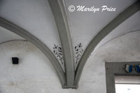 Ceiling details of an alley cover, Lucerne, Switzerland