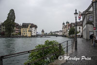 Along the river front, Lucerne, Switzerland