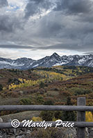 Autumn aspens and the Sneffels Range, Dallas Divide, San Juan Mountains, CO