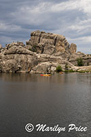 Kayakers on Sylvan Lake, Custer State Park, SD