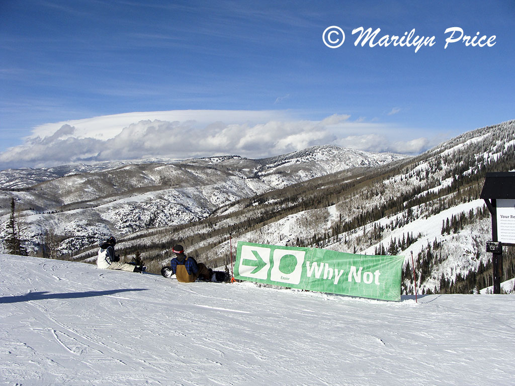 One of the green runs, Steamboat Springs, CO