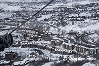 Our condo from the gondola, Steamboat Springs, CO