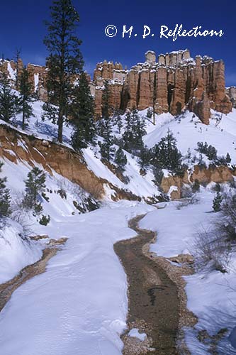 Snowy creek, Mossy Creek Trail, Bryce Canyon National Park, UT