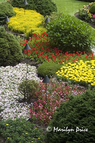 Flowerbeds of the Sunken Gardens, Butchart Gardens, Victoria, BC