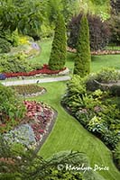 Flowerbeds of the Sunken Gardens, Butchart Gardens, Victoria, BC