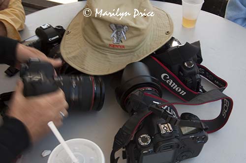Camera centerpiece, Fisherman's Wharf, Victoia, BC