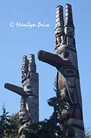 Totem poles, Victoria, BC