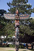 Totem pole, Victoria, BC