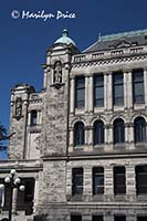 Details of British Columbia Parliament Building, Victoria, BC