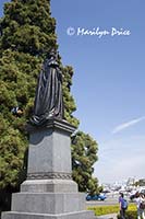 Statue of Queen Victoria on the grounds of the British Columbia Parliament Building, Victoria, BC