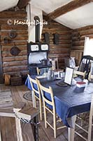 Kitchen of the homestead, Wyoming Territorial Prison and Old West Park, Laramie, WY