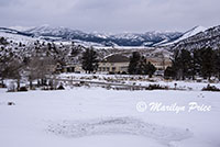 Mammoth Hot Springs Hotel and surrounding buildings, Mammoth Hot Springs, Yellowstone National Park, WY