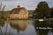 Barn, pond, and rowboat, Palouse region, WA