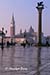 San Giorgio and statue to St. Mark, Venice, Italy