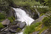 Roadside waterfall