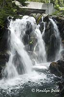 Roadside waterfall