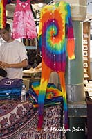 Tie dyed long johns, Pike Place Market